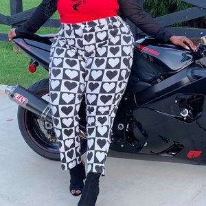 Dolls Kill Pants & Jumpsuits - High waisted heart shaped pants Dolls Kill Pants & Jumpsuits - High waisted heart shaped pants